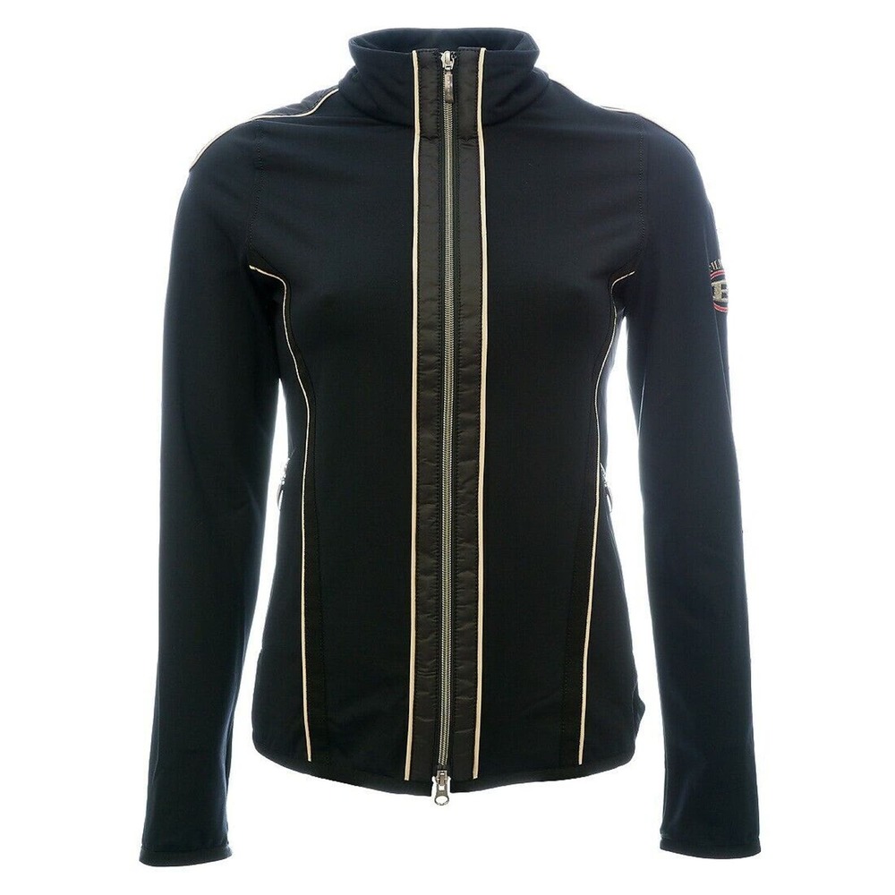 EMMEGI Women's Fleece KATJA Active Sports Ski Jacket Black 4/S $390 Nwt